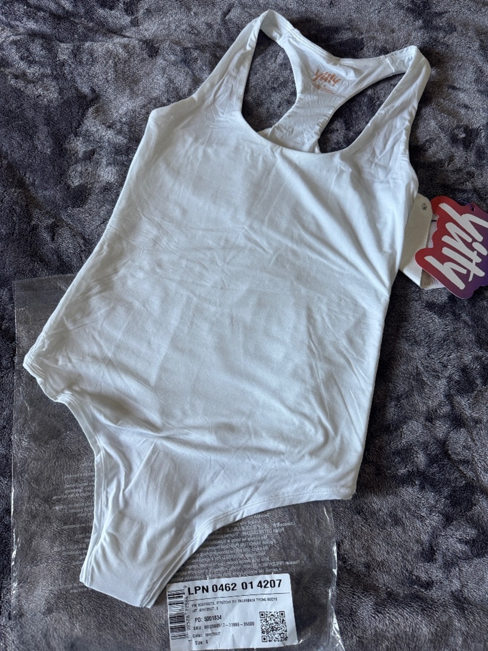 Yitty White Thong Bodysuit